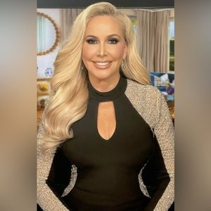 Xscape Studded Illusion Choker Sheath Dress!